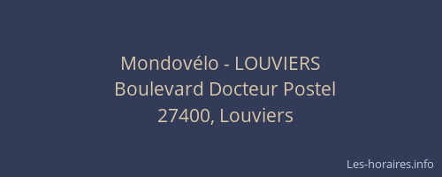 Mondov&eacute;lo - LOUVIERS