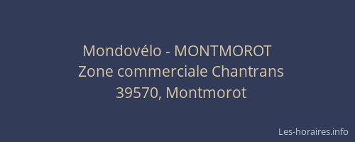 Mondovélo - MONTMOROT