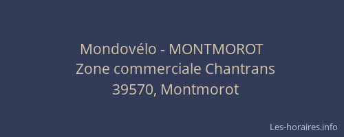 Mondov&eacute;lo - MONTMOROT