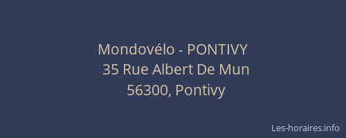 Mondovélo - PONTIVY