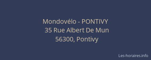Mondov&eacute;lo - PONTIVY