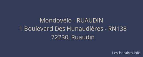 Mondovélo - RUAUDIN