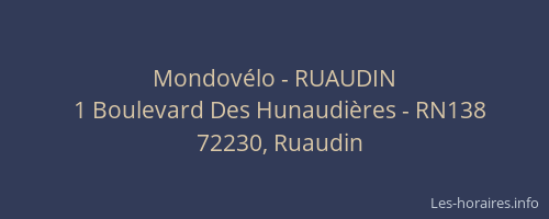Mondov&eacute;lo - RUAUDIN