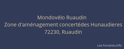 Mondov&eacute;lo Ruaudin