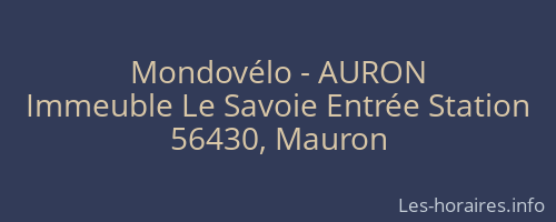 Mondovélo - AURON