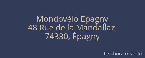 Mondovélo Epagny