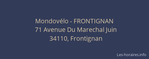 Mondovélo - FRONTIGNAN