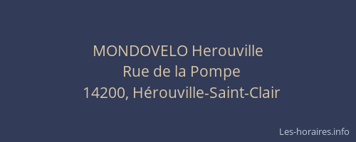 MONDOVELO Herouville