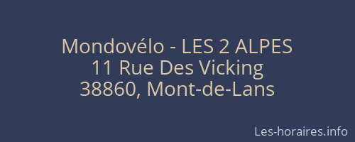 Mondovélo - LES 2 ALPES