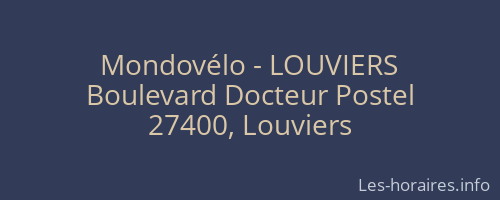 Mondovélo - LOUVIERS
