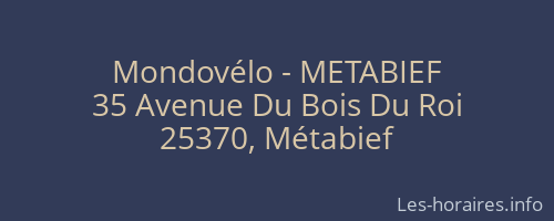 Mondovélo - METABIEF