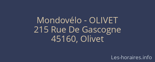 Mondovélo - OLIVET