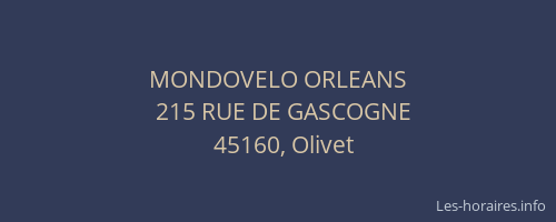 MONDOVELO ORLEANS