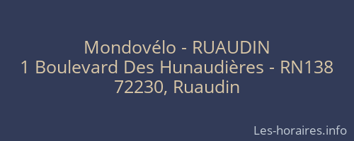 Mondovélo - RUAUDIN