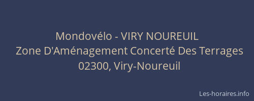 Mondovélo - VIRY NOUREUIL