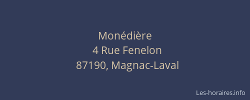 Mon&eacute;di&egrave;re