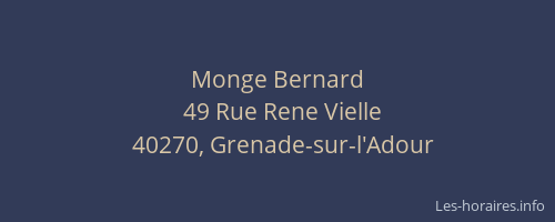 Monge Bernard
