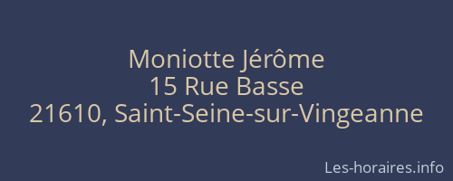 Moniotte Jérôme