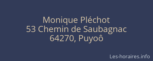 Monique Pléchot