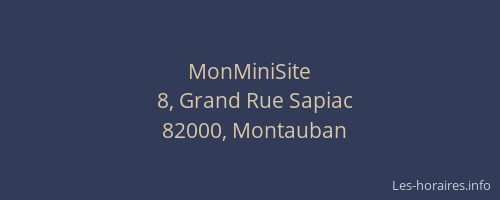 MonMiniSite