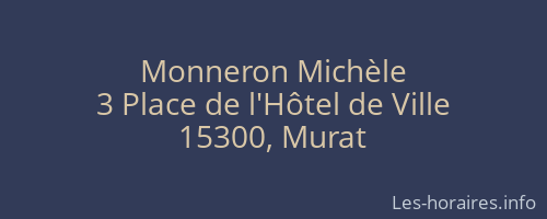 Monneron Michèle