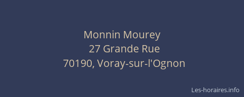 Monnin Mourey