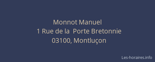 Monnot Manuel