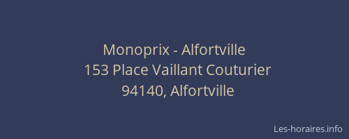 Monoprix - Alfortville