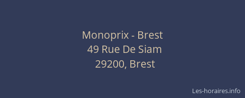 Monoprix - Brest