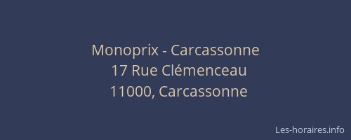 Monoprix - Carcassonne
