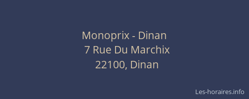 Monoprix - Dinan