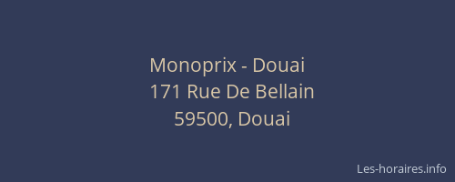 Monoprix - Douai