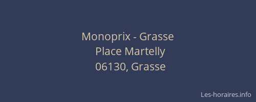 Monoprix - Grasse