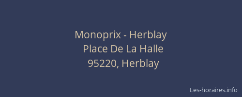 Monoprix - Herblay