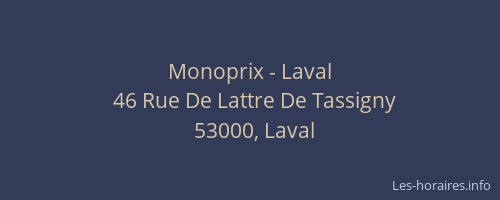 Monoprix - Laval