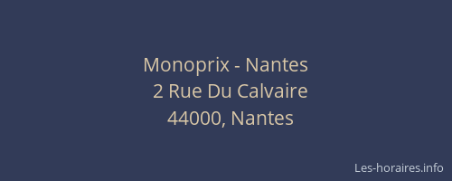 Monoprix - Nantes