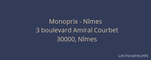 Monoprix - Nîmes