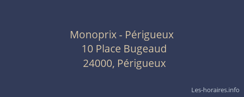 Monoprix - Périgueux