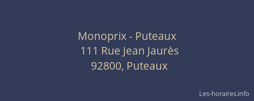 Monoprix - Puteaux