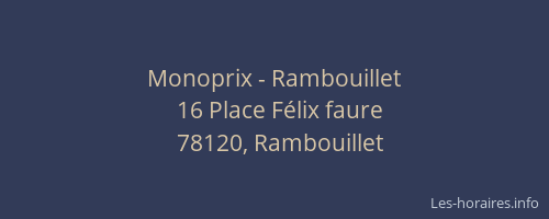 Monoprix - Rambouillet