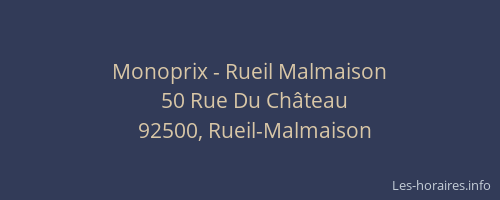 Monoprix - Rueil Malmaison