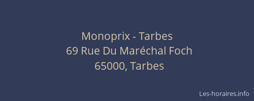 Monoprix - Tarbes