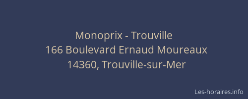 Monoprix - Trouville