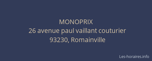 MONOPRIX