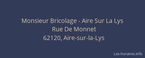 Monsieur Bricolage - Aire Sur La Lys