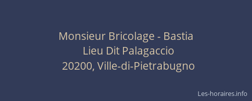 Monsieur Bricolage - Bastia