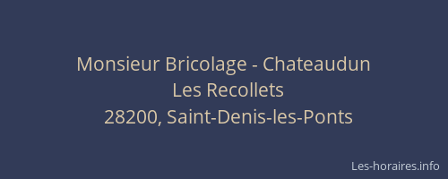 Monsieur Bricolage - Chateaudun