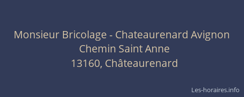 Monsieur Bricolage - Chateaurenard Avignon