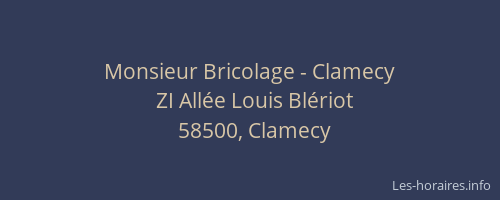Monsieur Bricolage - Clamecy