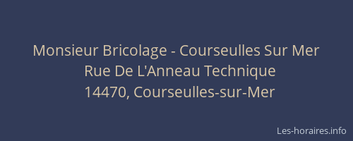 Monsieur Bricolage - Courseulles Sur Mer
